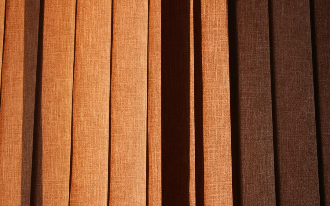 vertical wood blinds